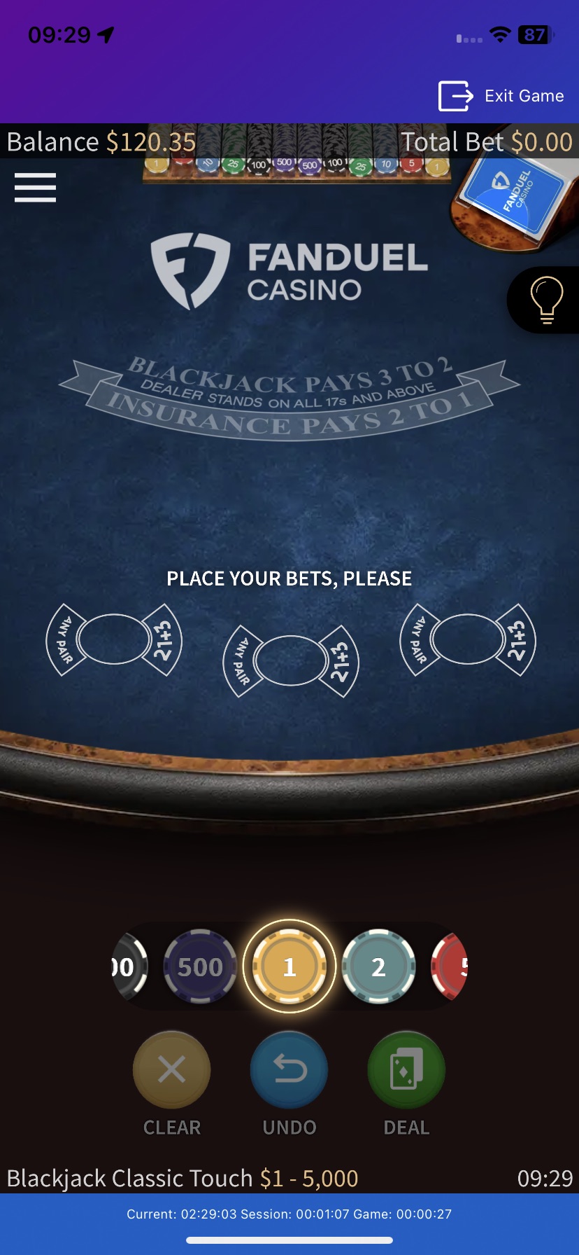 FanDuel Casino App screenshot 1