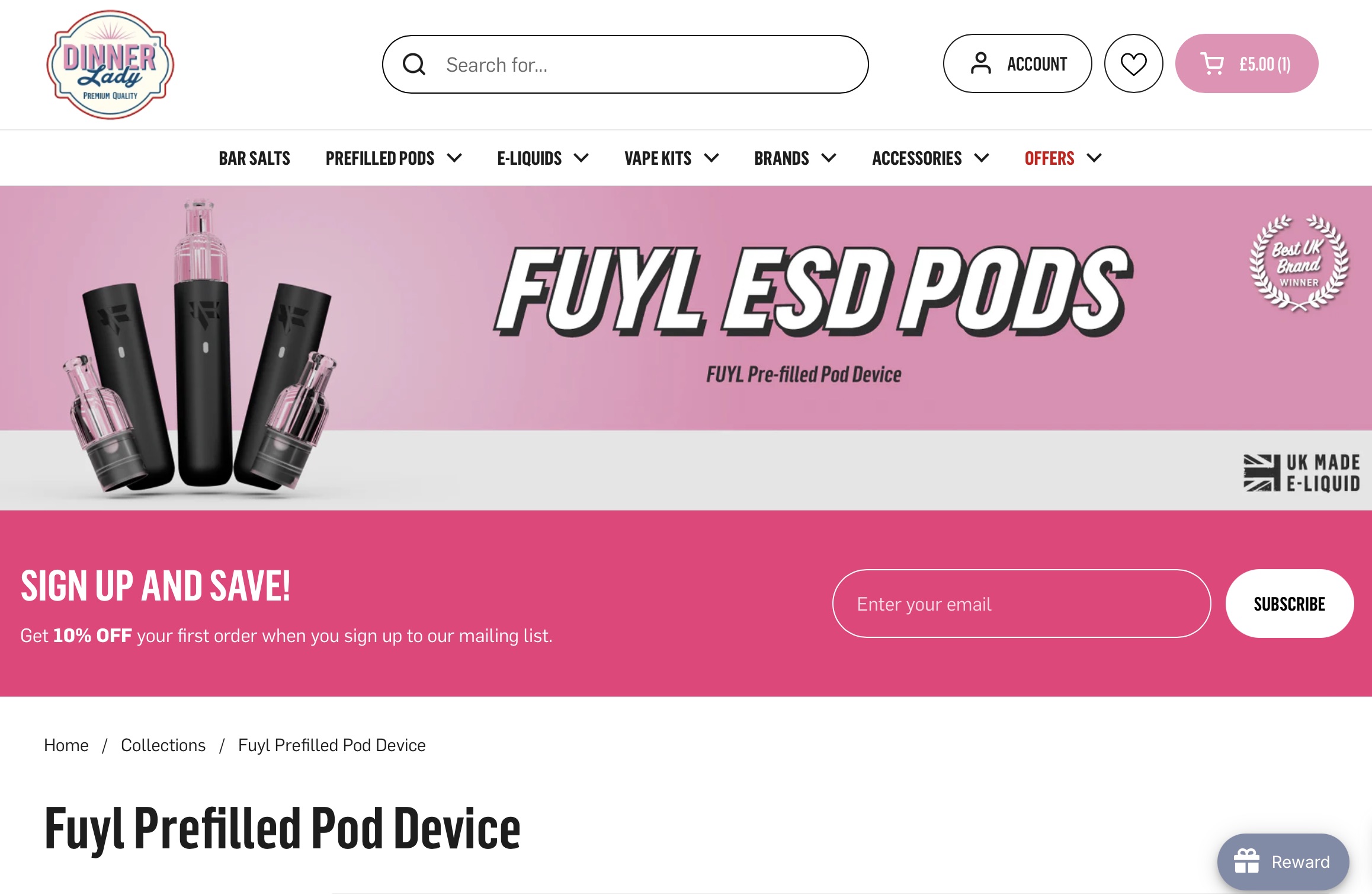 Vape Dinner Lady screenshot 1